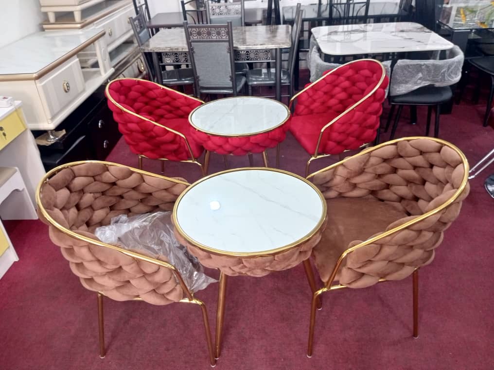 Garden chairs with a table sets